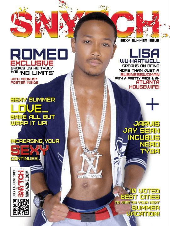 romeo magazine cover shot at studio space atlanta